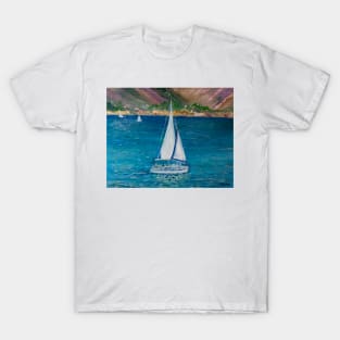 Sailboat in Sant Martí d'Empúries T-Shirt